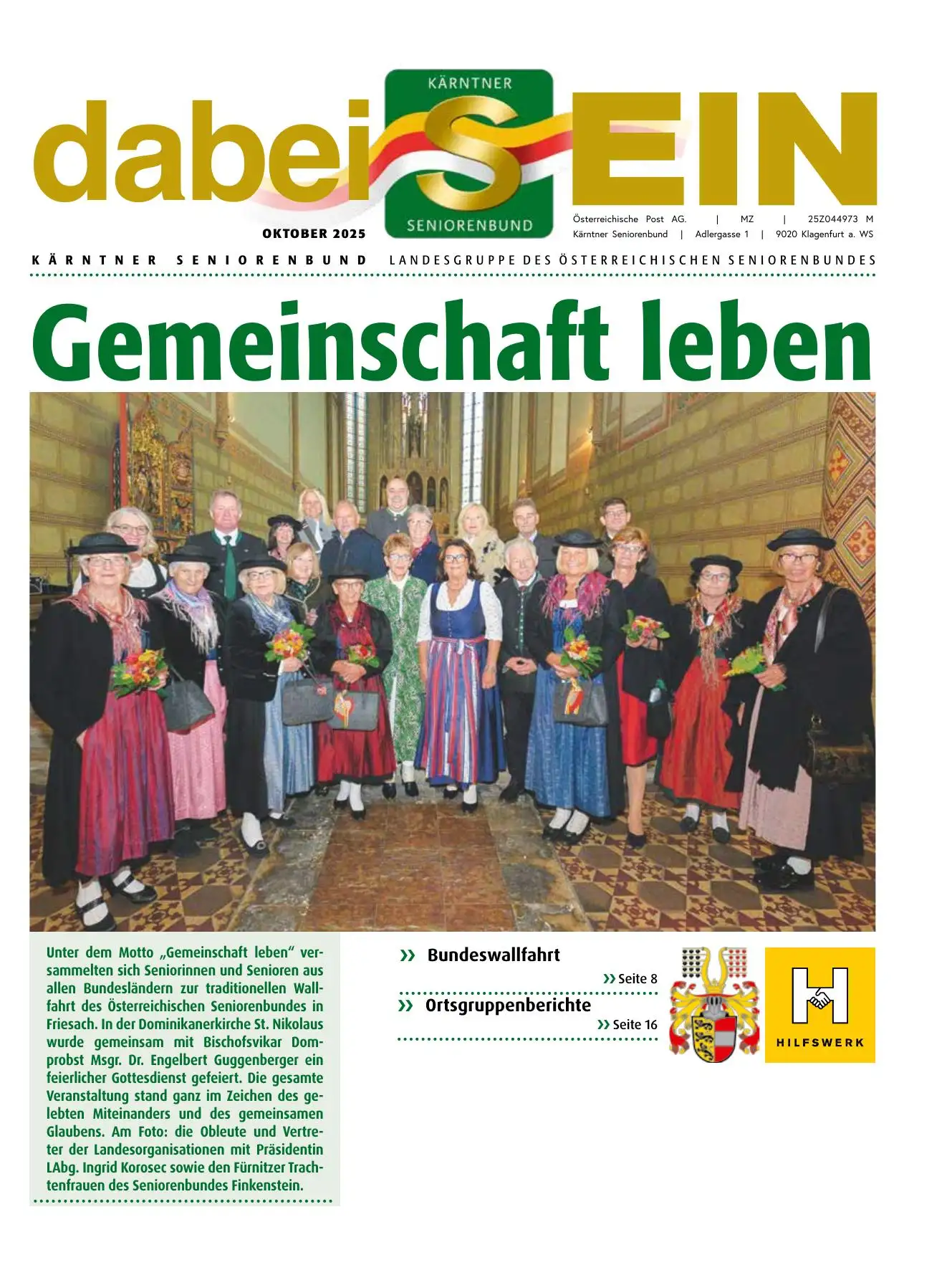 Titelseite dabeiSein August 2025