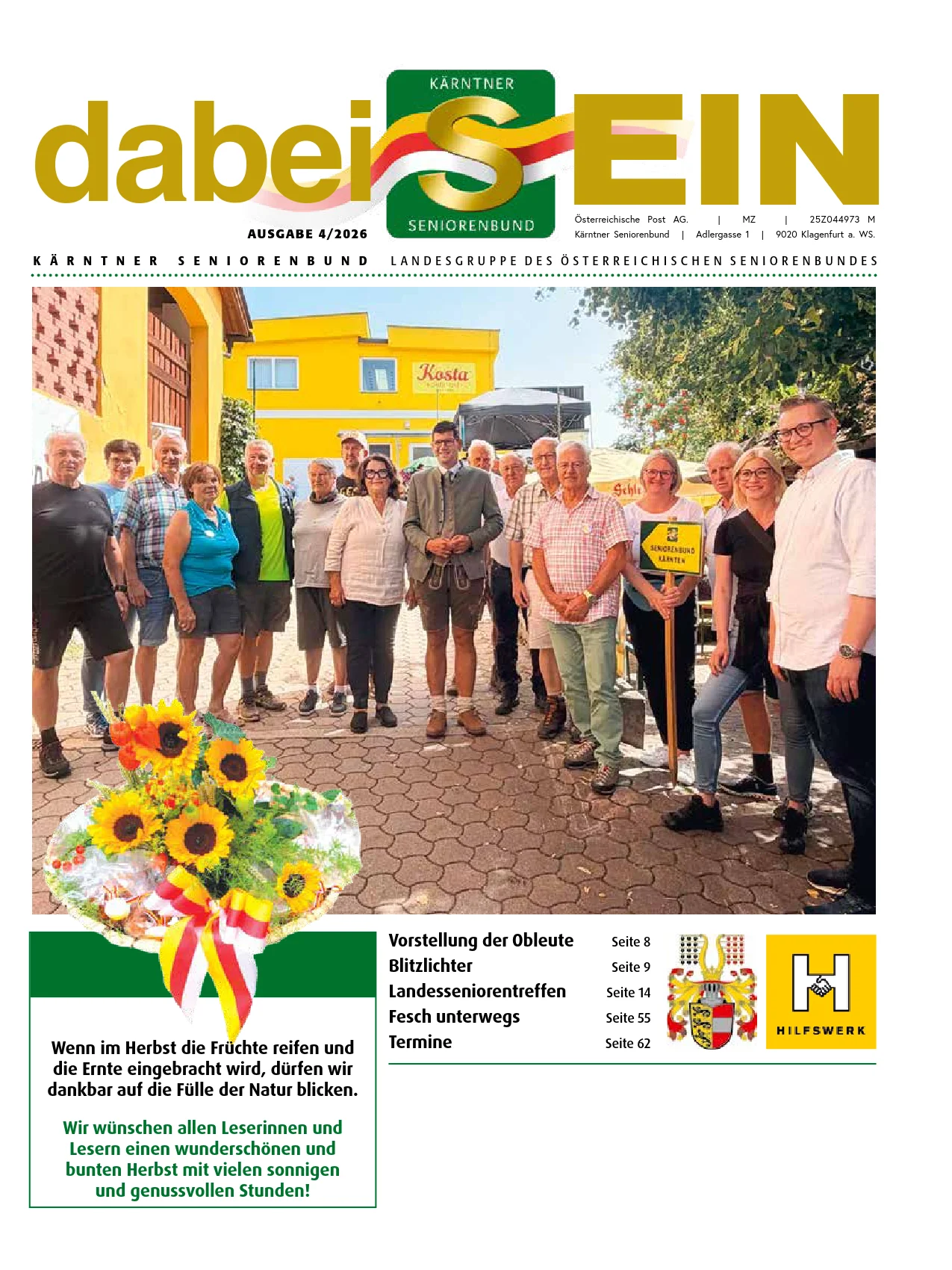 Dabeisein Oktober 2026 Titelblatt